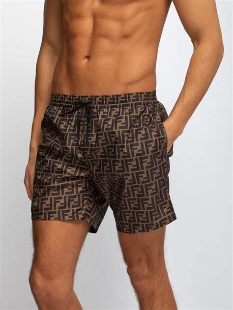 mens fendi ff swim shorts|fendi swim shorts water activated.